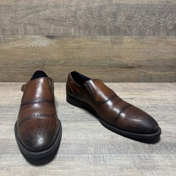 Steve Madden Caige Brown Monk Strap Dress Shoes Men\'s Size 10.5 main image 6